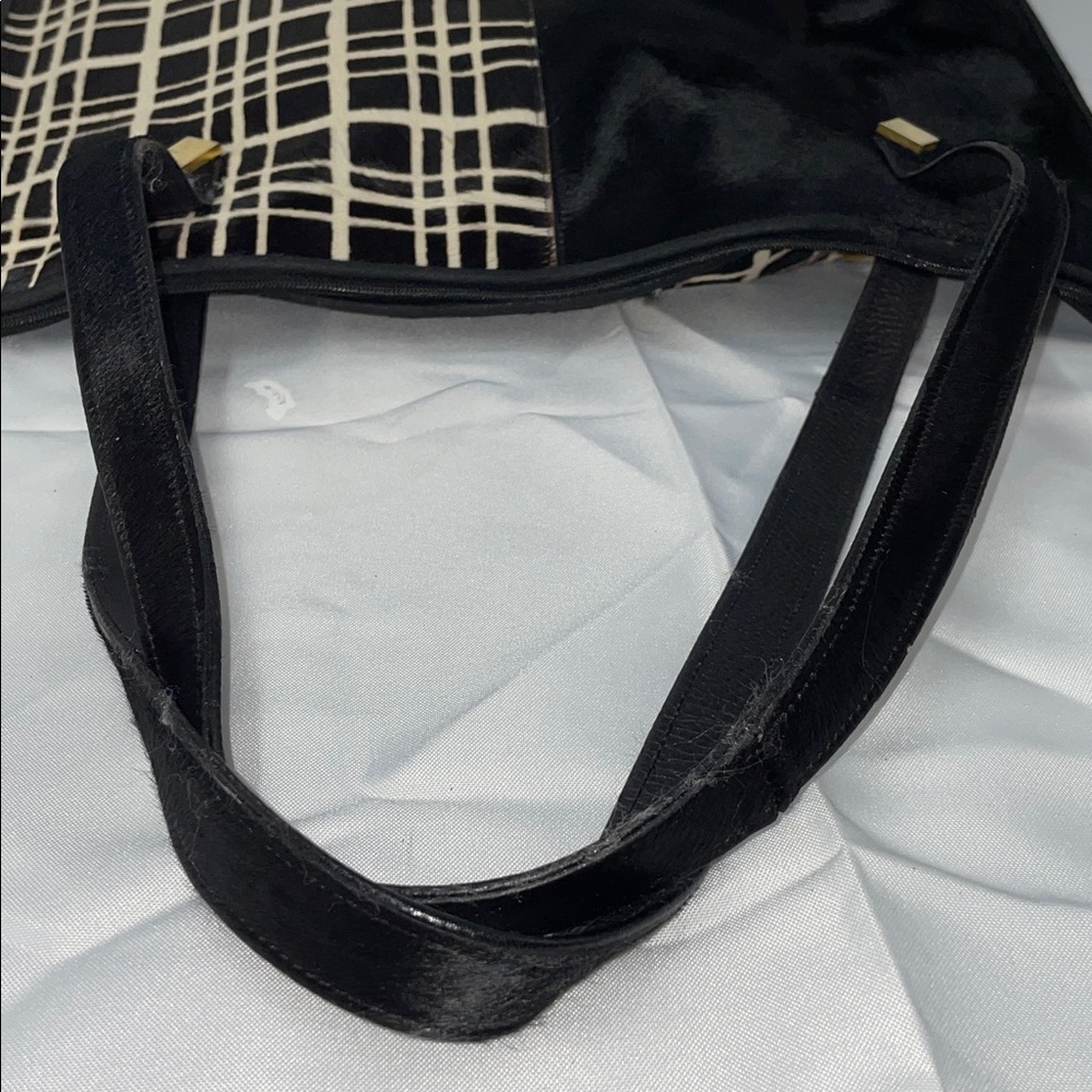 ALBANESE VINTAGE ITALIAN PONY HAIR TOTE BAG FTL-03-002 - Picture 8 of 10